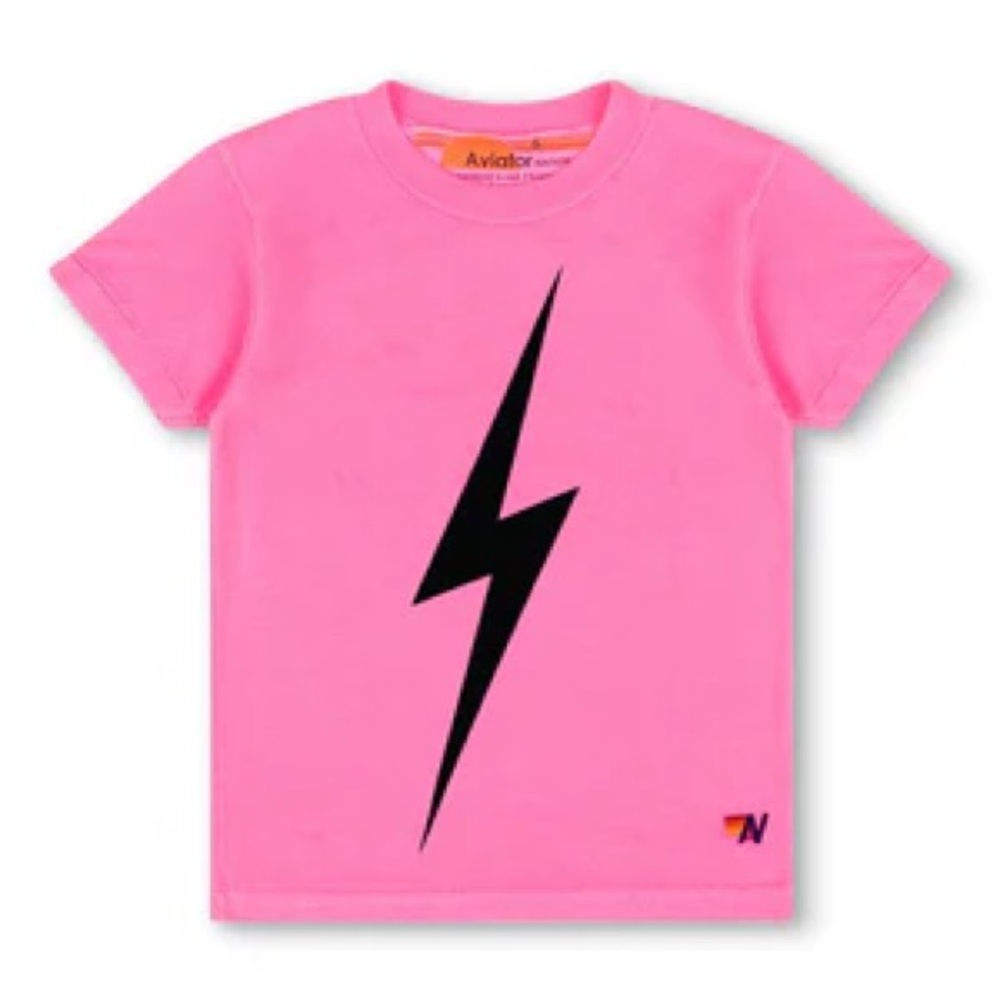 Aviator Nation Kids Bolt Tee. Size 10.